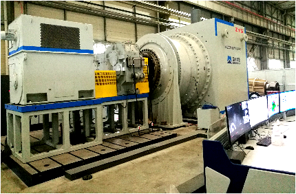 風(fēng)電主軸軸系軸承試驗臺架